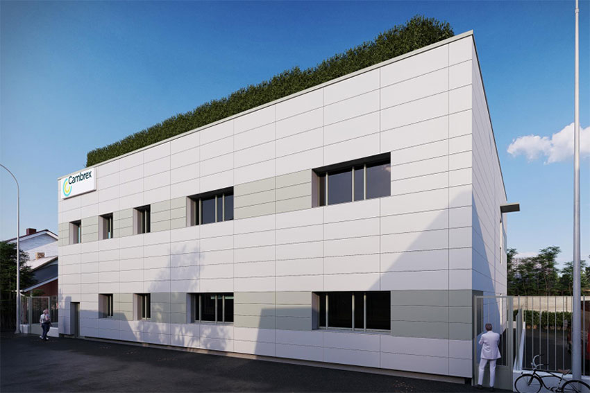 Cambrex Milan R&D Facility Rendering